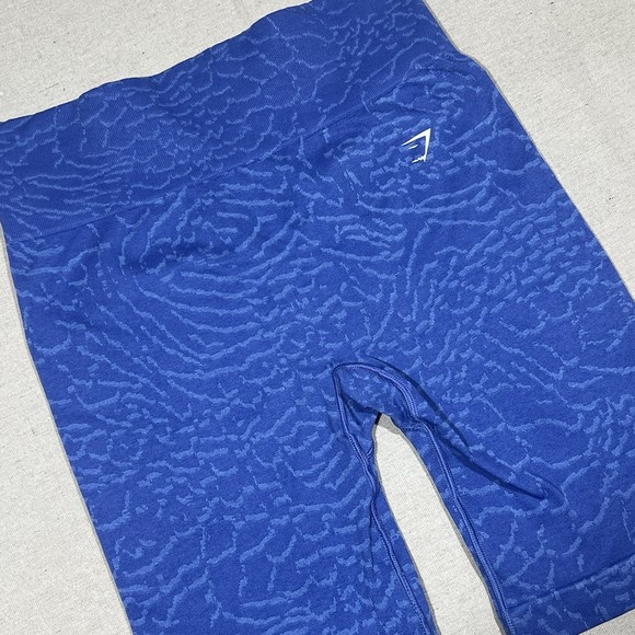 Gymshark Blue Bike Shorts - Picture 1 of 5